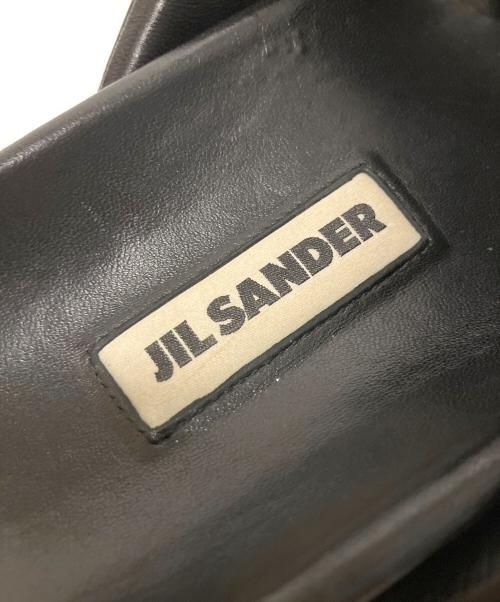 JIL SANDER（ジルサンダー）JIL SANDER (ジルサンダー) Cross-Strap Calf Leather Sandals クロスストラップレザーサンダル/J32WP0001P5810 ブラック サイズ:不明の古着・服飾アイテム