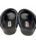 中古・古着 JIL SANDER (ジルサンダー) Cross-Strap Calf Leather Sandals クロスストラップレザーサンダル/J32WP0001P5810 ブラック サイズ:不明：22000円