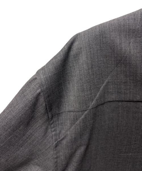 JIL SANDER（ジルサンダー）JIL SANDER (ジルサンダー) ダーツ刺繍長袖シャツ グレー サイズ:44の古着・服飾アイテム