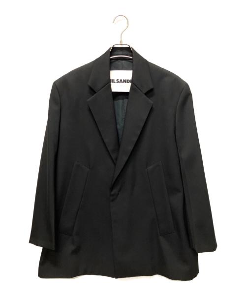 JIL SANDER（ジルサンダー）JIL SANDER (ジルサンダー) ウールジャケット ブラック サイズ:44の古着・服飾アイテム