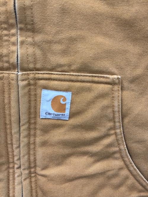 CarHartt（カーハート）CarHartt (カーハート) Duck active jacket ブラウン サイズ:Lの古着・服飾アイテム
