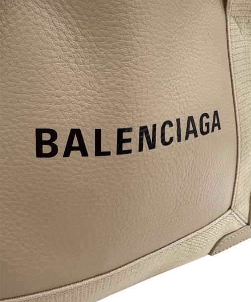 BALENCIAGA（バレンシアガ）BALENCIAGA (バレンシアガ) ネイビーカバスXS ベージュ サイズ:XSの古着・服飾アイテム