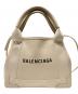 BALENCIAGA（バレンシアガ）の古着「ネイビーカバスXS」｜ベージュ