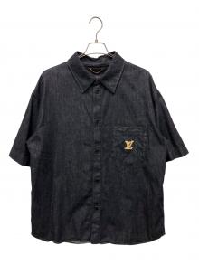 LOUIS VUITTON（ルイ ヴィトン）の古着「ショートスリーブシャンブレーシャツ」｜インディゴ