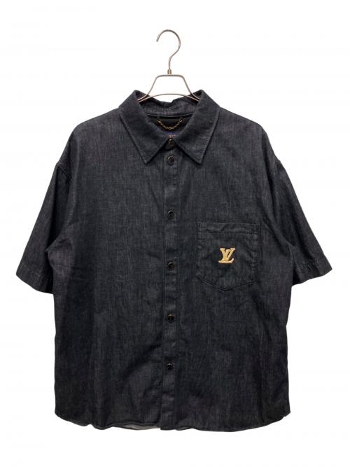 LOUIS VUITTON（ルイ ヴィトン）LOUIS VUITTON (ルイ ヴィトン) ショートスリーブシャンブレーシャツ インディゴ サイズ:XLの古着・服飾アイテム