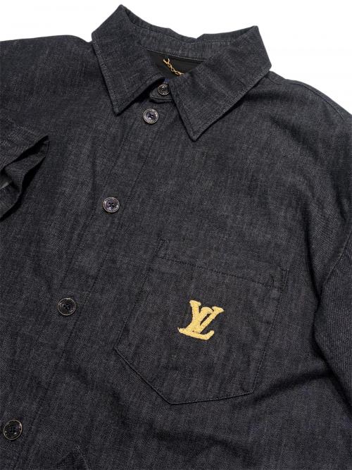 LOUIS VUITTON（ルイ ヴィトン）LOUIS VUITTON (ルイ ヴィトン) ショートスリーブシャンブレーシャツ インディゴ サイズ:XLの古着・服飾アイテム