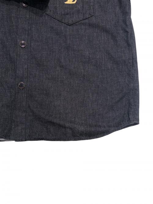 LOUIS VUITTON（ルイ ヴィトン）LOUIS VUITTON (ルイ ヴィトン) ショートスリーブシャンブレーシャツ インディゴ サイズ:XLの古着・服飾アイテム