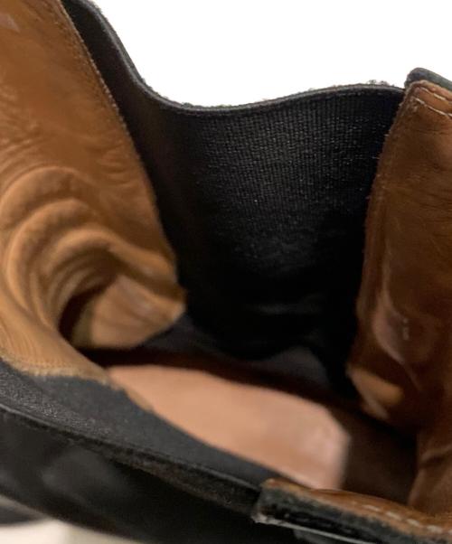 BOTTEGA VENETA（ボッテガベネタ）BOTTEGA VENETA (ボッテガベネタ) スクエアトゥーブーツ ブラック サイズ:43の古着・服飾アイテム