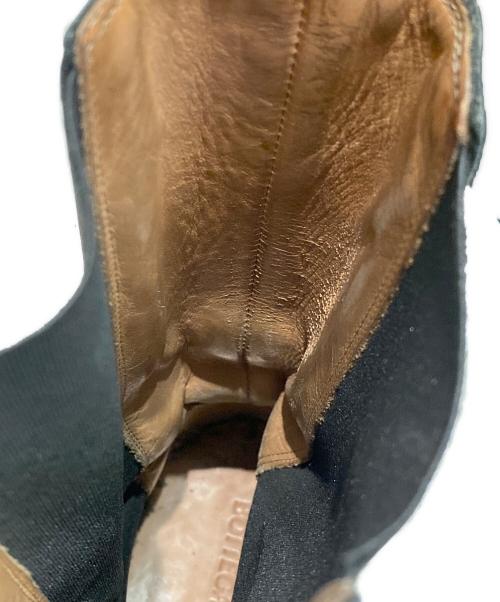 BOTTEGA VENETA（ボッテガベネタ）BOTTEGA VENETA (ボッテガベネタ) スクエアトゥーブーツ ブラック サイズ:43の古着・服飾アイテム