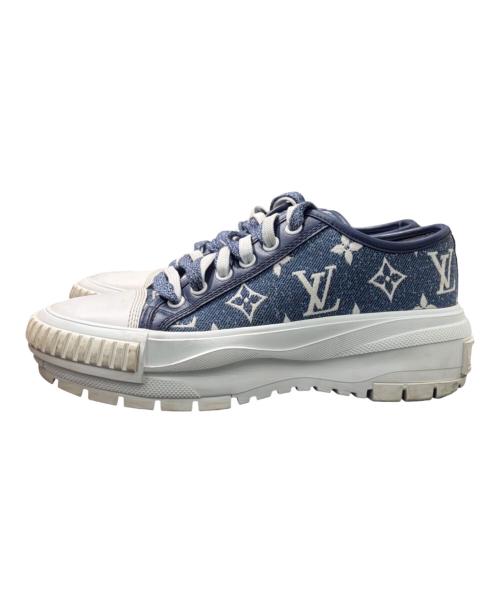LOUIS VUITTON（ルイ ヴィトン）LOUIS VUITTON (ルイ ヴィトン) LVスクァッドライン スニーカー ネイビー サイズ:35の古着・服飾アイテム