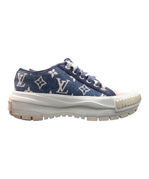 LOUIS VUITTON（ルイ ヴィトン）LOUIS VUITTON (ルイ ヴィトン) LVスクァッドライン スニーカー ネイビー サイズ:35の古着・服飾アイテム