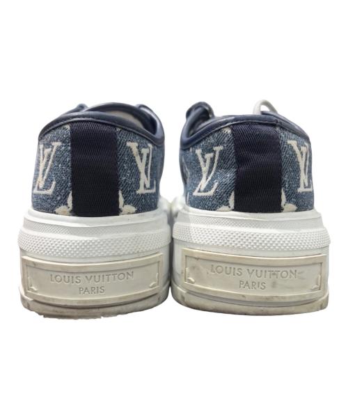 LOUIS VUITTON（ルイ ヴィトン）LOUIS VUITTON (ルイ ヴィトン) LVスクァッドライン スニーカー ネイビー サイズ:35の古着・服飾アイテム