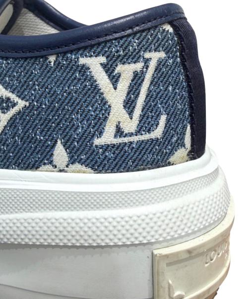 LOUIS VUITTON（ルイ ヴィトン）LOUIS VUITTON (ルイ ヴィトン) LVスクァッドライン スニーカー ネイビー サイズ:35の古着・服飾アイテム