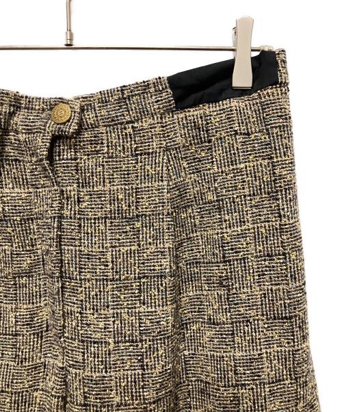 CHANEL（シャネル）CHANEL (シャネル) ツイードリネンパンツ ベージュ サイズ:34の古着・服飾アイテム