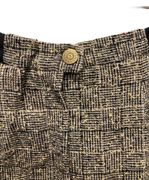 CHANEL（シャネル）CHANEL (シャネル) ツイードリネンパンツ ベージュ サイズ:34の古着・服飾アイテム