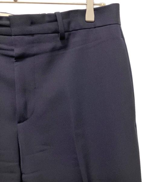 JIL SANDER（ジルサンダー）JIL SANDER (ジルサンダー) ウールギャバジントラウザーパンツ ネイビー サイズ:46の古着・服飾アイテム