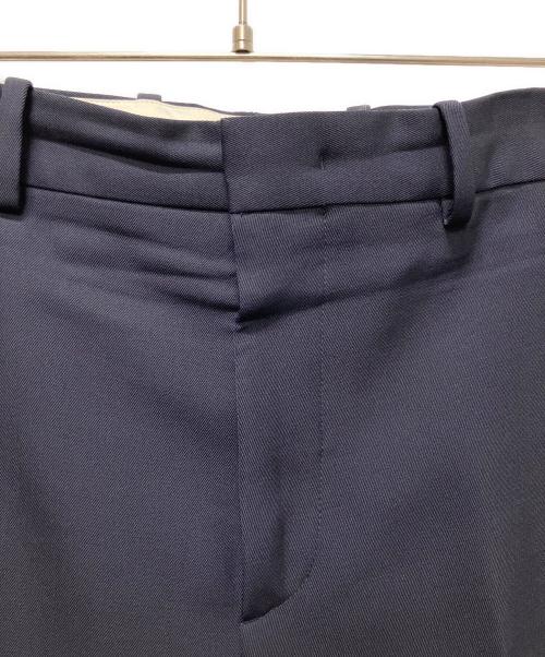 JIL SANDER（ジルサンダー）JIL SANDER (ジルサンダー) ウールギャバジントラウザーパンツ ネイビー サイズ:46の古着・服飾アイテム