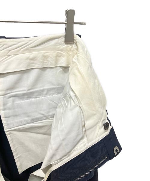 JIL SANDER（ジルサンダー）JIL SANDER (ジルサンダー) ウールギャバジントラウザーパンツ ネイビー サイズ:46の古着・服飾アイテム