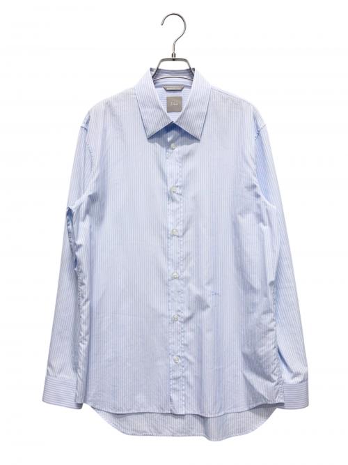 Dior（ディオール）Dior (ディオール) 26SS コットンストライプシャツ スカイブルー サイズ:40の古着・服飾アイテム