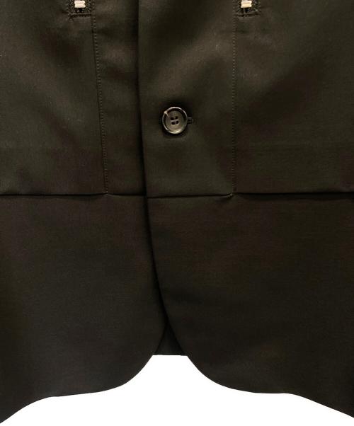 COMME des GARCONS HOMME DEUX（コムデギャルソン オム ドゥ）COMME des GARCONS HOMME DEUX (コムデギャルソン オム ドゥ) 26SS ジップテーラードジャケット ブラック サイズ:Sの古着・服飾アイテム
