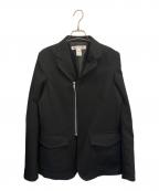 COMME des GARCONS SHIRTコムデギャルソンシャツ）の古着「ジップアップジャケット」｜ブラック