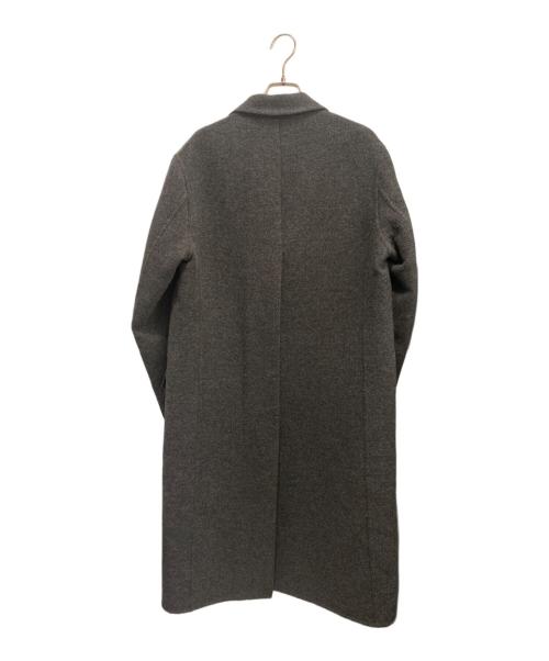 LOUIS VUITTON（ルイ ヴィトン）LOUIS VUITTON (ルイ ヴィトン) ダブルフェイス・モノグラム・ウールコート グレー サイズ:44の古着・服飾アイテム