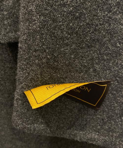 LOUIS VUITTON（ルイ ヴィトン）LOUIS VUITTON (ルイ ヴィトン) ダブルフェイス・モノグラム・ウールコート グレー サイズ:44の古着・服飾アイテム