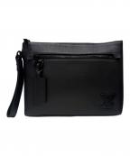 LOUIS VUITTONルイ ヴィトン）の古着「LV アエログラム クラッチバッグ」｜ブラック