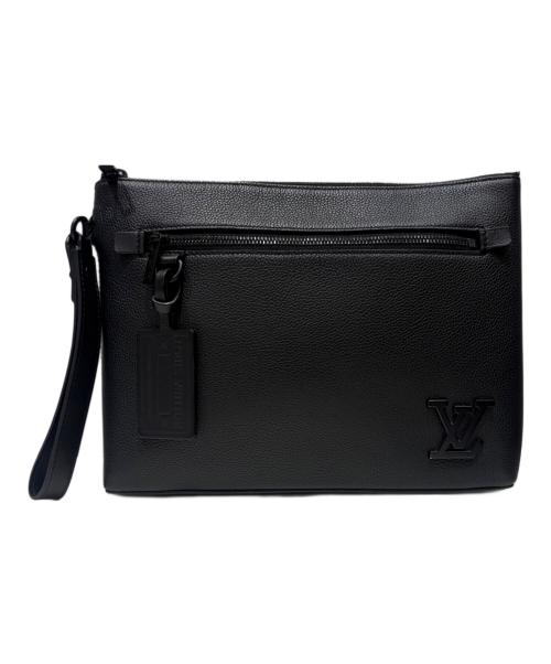 LOUIS VUITTON（ルイ ヴィトン）LOUIS VUITTON (ルイ ヴィトン) LV アエログラム クラッチバッグ ブラックの古着・服飾アイテム