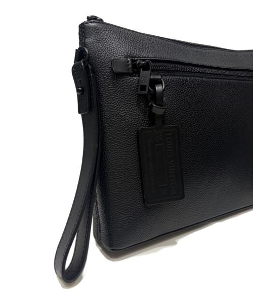 LOUIS VUITTON（ルイ ヴィトン）LOUIS VUITTON (ルイ ヴィトン) LV アエログラム クラッチバッグ ブラックの古着・服飾アイテム
