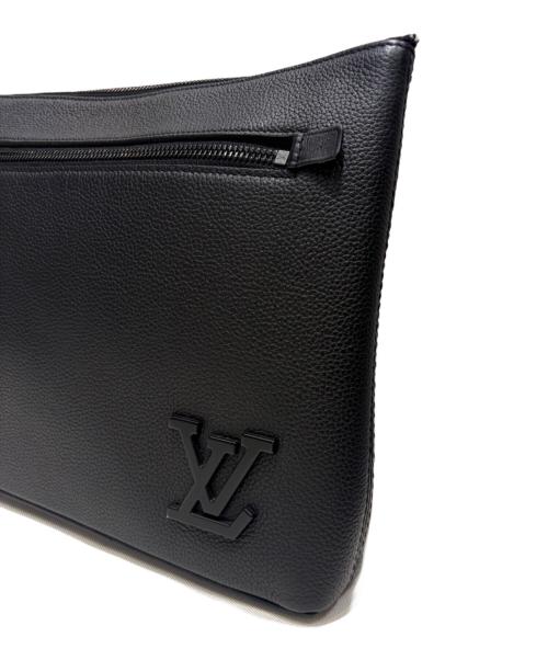LOUIS VUITTON（ルイ ヴィトン）LOUIS VUITTON (ルイ ヴィトン) LV アエログラム クラッチバッグ ブラックの古着・服飾アイテム