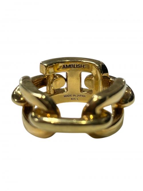AMBUSH（アンブッシュ）AMBUSH (アンブッシュ) A CHAIN RING ゴールド サイズ:L(17.5)の古着・服飾アイテム