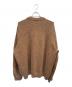 BALENCIAGA (バレンシアガ) メランジコットンミックスニット ブラウン サイズ:XL：50000円