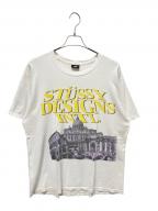 stussyステューシー）の古着「プリントTシャツ」｜ホワイト