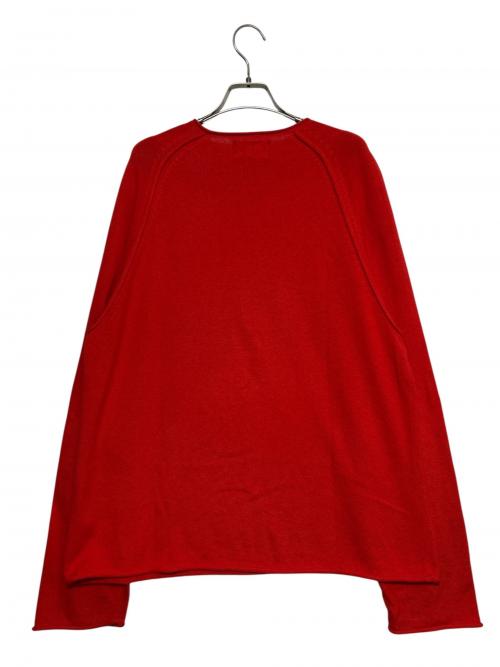stussy（ステューシー）stussy (ステューシー) Exposed Seam Sweater レッド サイズ:Mの古着・服飾アイテム