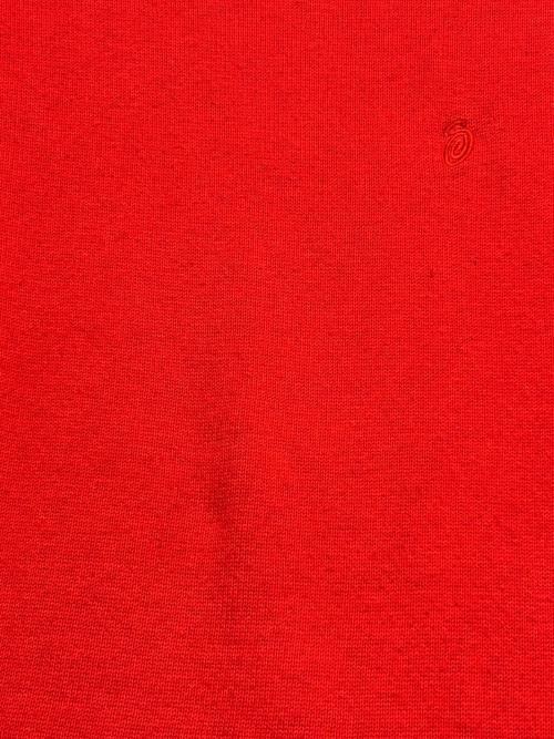stussy（ステューシー）stussy (ステューシー) Exposed Seam Sweater レッド サイズ:Mの古着・服飾アイテム