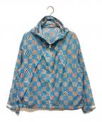 LOUIS VUITTONルイ ヴィトン）の古着「21SS ダミエチェッカープリントジャケット」｜スカイブルー