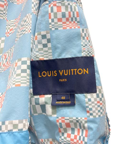 LOUIS VUITTON（ルイ ヴィトン）LOUIS VUITTON (ルイ ヴィトン) 21SS ダミエチェッカープリントジャケット スカイブルー サイズ:48の古着・服飾アイテム