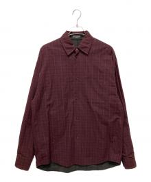 BALENCIAGA（バレンシアガ）の古着「22AW REVERSIBLE SHIRT」｜カーキ
