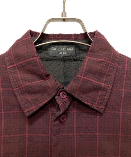 BALENCIAGA（バレンシアガ）BALENCIAGA (バレンシアガ) 22AW REVERSIBLE SHIRT カーキ サイズ:XSの古着・服飾アイテム