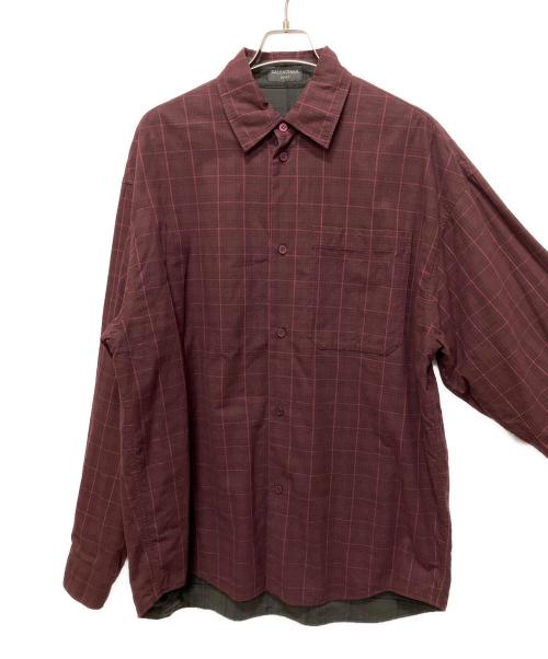 BALENCIAGA（バレンシアガ）BALENCIAGA (バレンシアガ) 22AW REVERSIBLE SHIRT カーキ サイズ:XSの古着・服飾アイテム