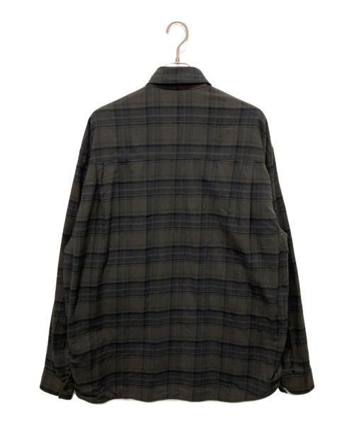 BALENCIAGA（バレンシアガ）BALENCIAGA (バレンシアガ) 22AW REVERSIBLE SHIRT カーキ サイズ:XSの古着・服飾アイテム