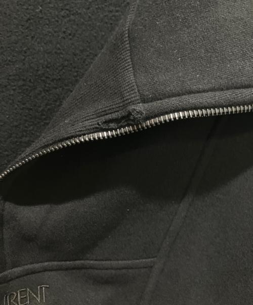 Saint Laurent Paris（サンローランパリ）Saint Laurent Paris (サンローランパリ) ロゴハーフジップスウェット ブラック サイズ:XXLの古着・服飾アイテム