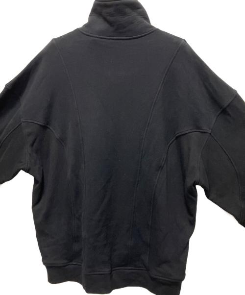 Saint Laurent Paris（サンローランパリ）Saint Laurent Paris (サンローランパリ) ロゴハーフジップスウェット ブラック サイズ:XXLの古着・服飾アイテム