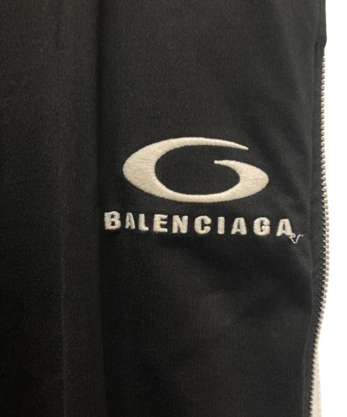 BALENCIAGA（バレンシアガ）BALENCIAGA (バレンシアガ) サイドジップ付きスポーティーロングパンツ ブラック サイズ:Ｓの古着・服飾アイテム
