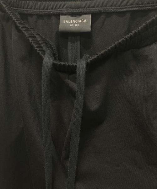 BALENCIAGA（バレンシアガ）BALENCIAGA (バレンシアガ) サイドジップ付きスポーティーロングパンツ ブラック サイズ:Ｓの古着・服飾アイテム