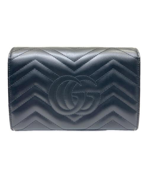 GUCCI（グッチ）GUCCI (グッチ) GG MARMONT ショルダーバッグ ブラック サイズ:-の古着・服飾アイテム