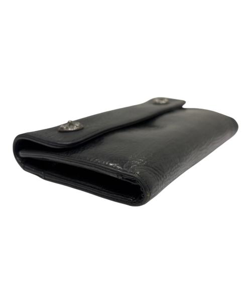 CHROME HEARTS（クロムハーツ）CHROME HEARTS (クロムハーツ) WAVE WALLET ブラック サイズ:-の古着・服飾アイテム