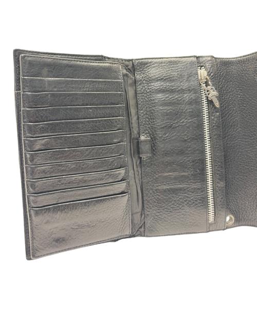 CHROME HEARTS（クロムハーツ）CHROME HEARTS (クロムハーツ) WAVE WALLET ブラック サイズ:-の古着・服飾アイテム