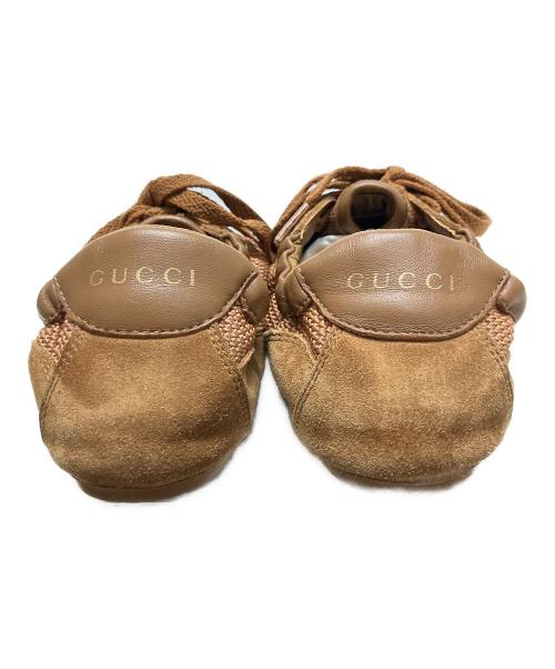 GUCCI（グッチ）GUCCI (グッチ) 〔グッチ シフト〕ウィメンズ スニーカー ブラウン サイズ:37の古着・服飾アイテム